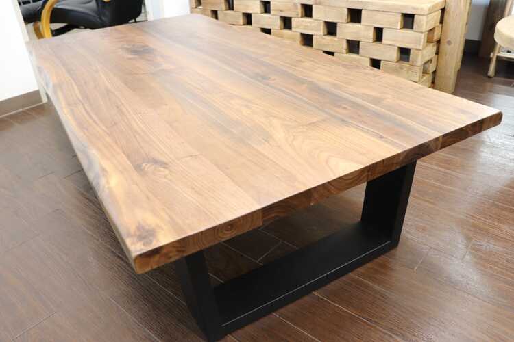 TA-2666 天然木ウォールナット無垢製ローテーブル｜特大180cm