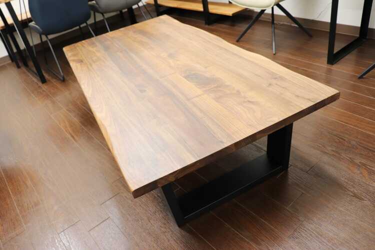 TA-2666 天然木ウォールナット無垢製ローテーブル｜特大180cm